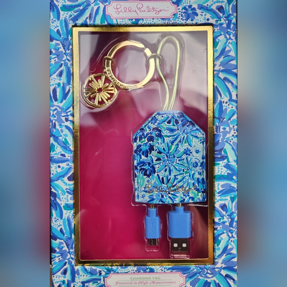 Lilly Pulitzer Charging Tag